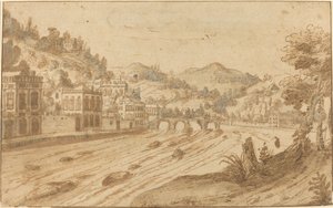 flod vy av Pieter Stevens