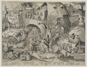 Svartsjuka av Pieter Bruegel the Elder