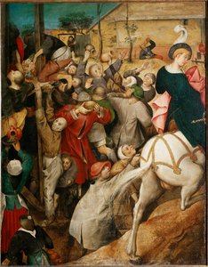 Vinet från Saint Martin, detalj. (olja på trä av Pieter Bruegel the Elder