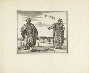 Invånare i Archangelsk, 1726 av Pieter Van der Aa