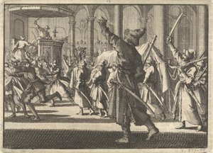 Polackerna i Riddarholmskyrkan i Stockholm, 1698 av Pieter Van der Aa