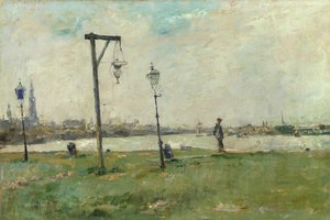 Antwerpen (olja på duk) av Pieter Verhaert
