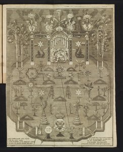 Fyrverkerier vid firandet av jubileet, 1767 av Pieter Wauters