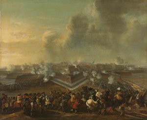 Angrepp på staden Coevorden, 30 december 1672 av Pieter Wouwerman
