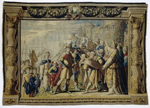 Orestes och Iphigenias hemkomst i Aulis The History of Iphigenia and Orestes (serietitel) av Pieter de Cracht