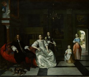 Familjen Jacott-Hoppesack av Pieter de Hooch