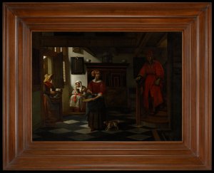 Sparrisförsäljaren av Pieter de Hooch