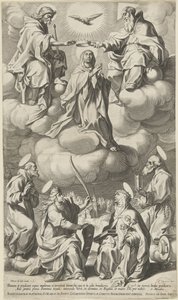 Maria kröning av Pieter de Jode (I) (attributed to)