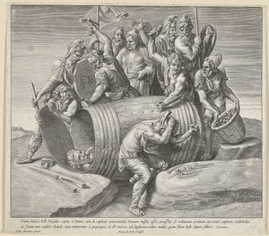 De standvastigheid av Marcus Atilius Regulus av Pieter de Jode (I)