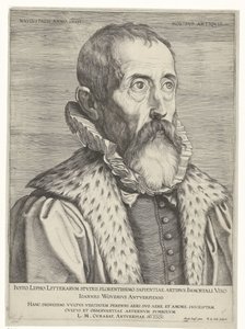 Porträtt av Justus Lipsius av Pieter de Jode (I)