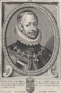 Porträtt av Filip III, kung av Spanien, ca. 1650.