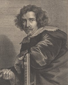 Porträtt av Pieter de Jode den yngre, 1606-74.