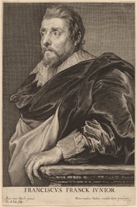 Frans Franken II av Pieter de Jode II after Sir Anthony van Dyck
