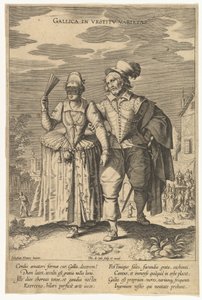 Gallica in Vestitu Varietas, från Fashions of Different Nations.n.d.