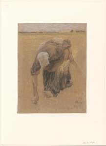 plockande kvinna av Pieter de Josselin