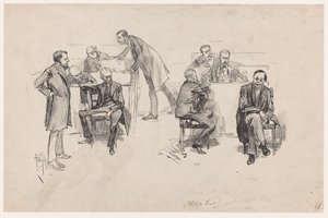 Representanthuset under debatten om författningsrevisionen 1887 av Pieter de Josselin