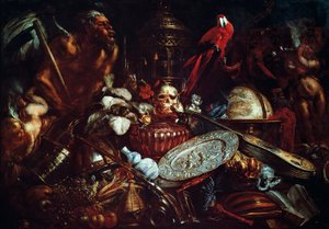 Vanitas, av Pieter Boel (1622-1674), olja på duk