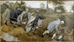 Liknelsen om de blinda - Målning av Pieter Bruegel the Elder