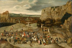 Calvary (olja) av Pieter the Younger Brueghel