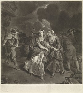 Skådespelerskan Susannah Maria Cibber som Cordelia