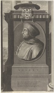 Porträtt av kardinal Wolsey av Pieter van Gunst
