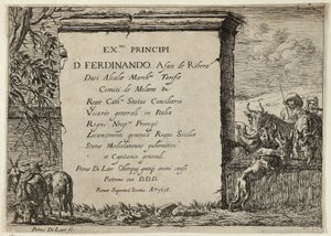 Tjur, ko, häst och åsna vid en fontän av Pieter van Laer