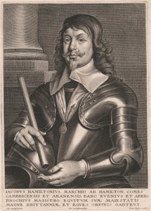 James Hamilton, Marquis AB Hamilton, Earl of Cambridge och Aran av Pieter van Lisebetten