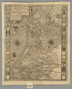 1596 Nederländerna Comitatus Kaerius av Pieter van den Keere