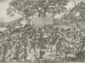 Bondens bröllop av Pieter van der Borcht (I)