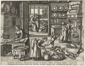 Kristus i Martas och Marias hus