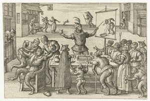 Kvacksalvare Monkey Game (serietitel) av Pieter van der Borcht (I)