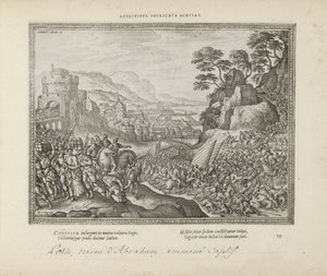 En hel del är vägvoeder från Sodom Tillgivenhet intrasslad godhet (titel på objekt) The Sacred Emblems and the Main History of Both Testaments (Oude Testament) (serietitel) Bilder och figurer av böcker (serietitel) av Pieter van der Borcht (I)