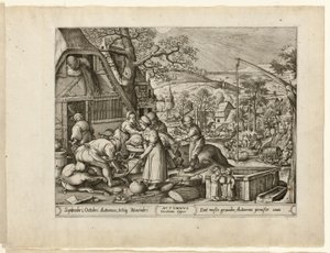 Höst, från De fyra årstiderna av Pieter van der Heyden