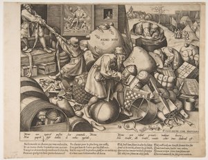 Alla, ca. 1558. av Pieter van der Heyden