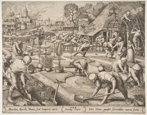 Spring Ver från Årstiderna, 1570. av Pieter van der Heyden