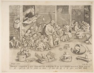 The Ass at School, 1557.