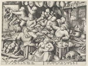 Fett kök Magert kök och det feta köket (serietitel) av Pieter van der Heyden