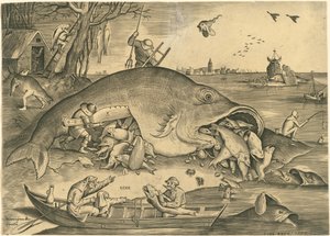 Den stora fisken ät den lilla fisken