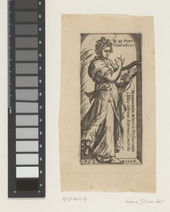 Kvinnlig personifiering av dygd (?) av Pieter van der Keere