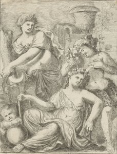 Ceres, Bacchus och Venus av Pieter van der Plas (II)