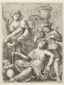 Ceres, Bacchus och Venus av Pieter van der Plas (II)