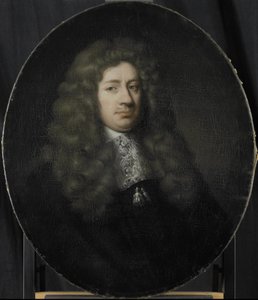 Porträtt av Dominicus Rosmale, direktör för Rotterdamskammaren i Nederländska Ostindiska kompaniet, vald 1677