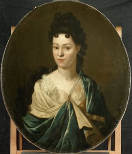 Porträtt av Mrs. Bröstkamp hy av Pieter van der Werff