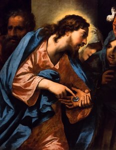 Betalning av tribut, ca 1650/60 (Olja på duk) av Pietro (1605-78) Della Vecchia