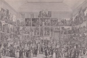 Utställning på Salon du Louvren 1787.