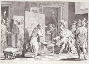 Alexander den store i Appelles studio