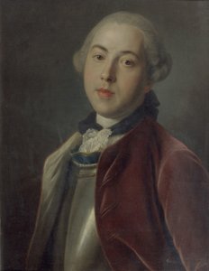 Porträtt av greve Alexander Mikhaylovich Golitsyn av Pietro Antonio Rotari