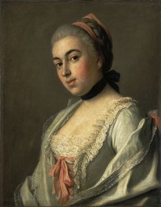 Porträtt av grevinnan Anna Vorontsova, ca 1760 av Pietro Antonio Rotari