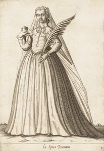 Den romerska bruden, ca. 1580. av Pietro Bertelli.