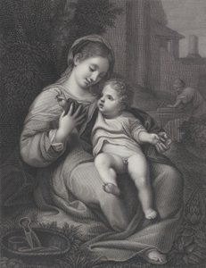 Den heliga familjen, 1811 av Pietro Bonato
